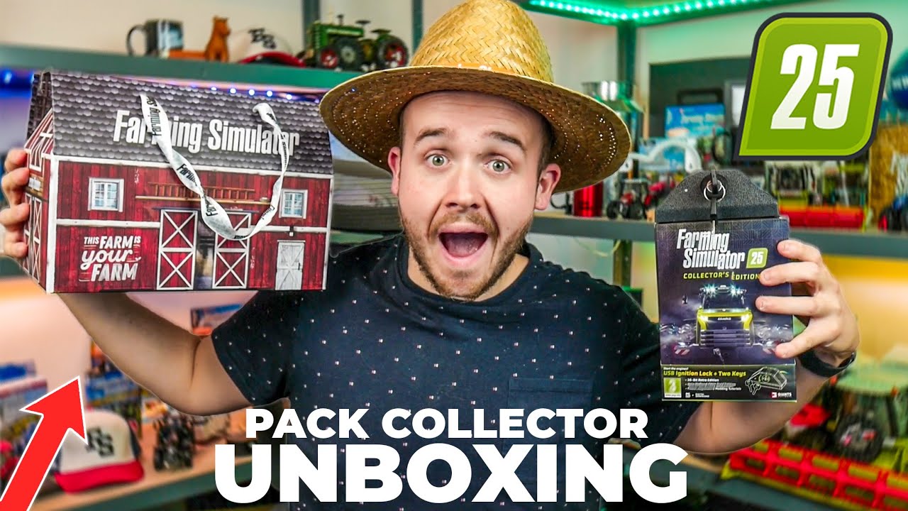 UNBOXING DU PACK COLLECTOR DE FARMING SIMULATOR 25 + JEU À GAGNER !