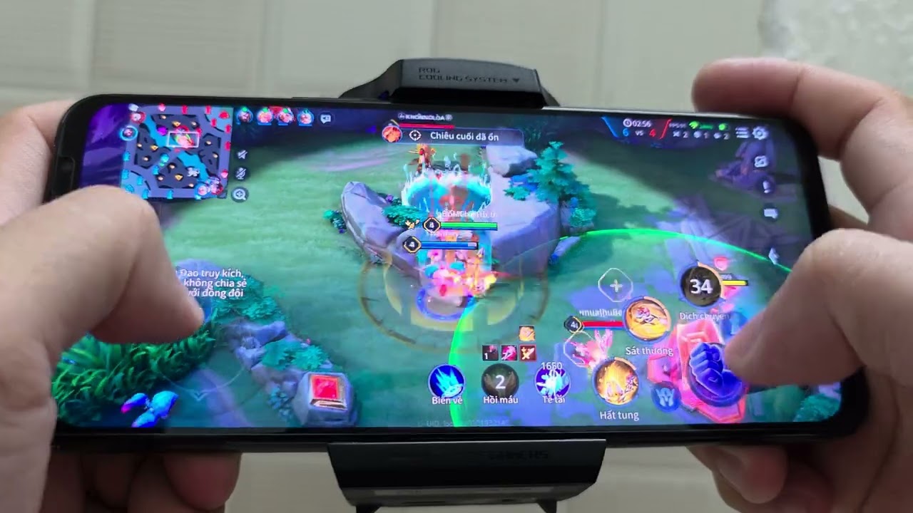 Rogphone 7 Ultimate Chính Hãng . Thêm Quạt Hãng Sẽ Ăn Pin Như Thế Nào . Đấu Hạng Liên Quân Mobile
