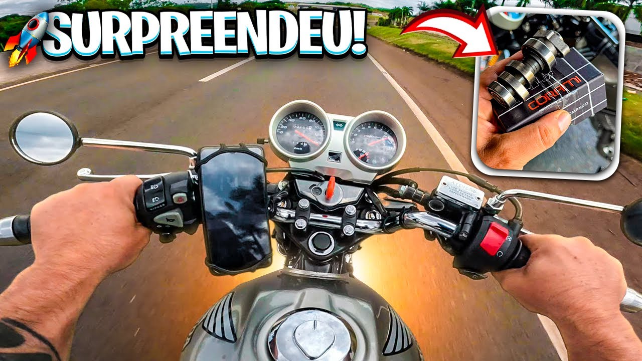 FUI PRA RODOVIA TESTAR O COMANDO DE 150 SPORT E O RESULTADO ME SURPREENDEU 🔥‹‹ COMANDO TOP ››
