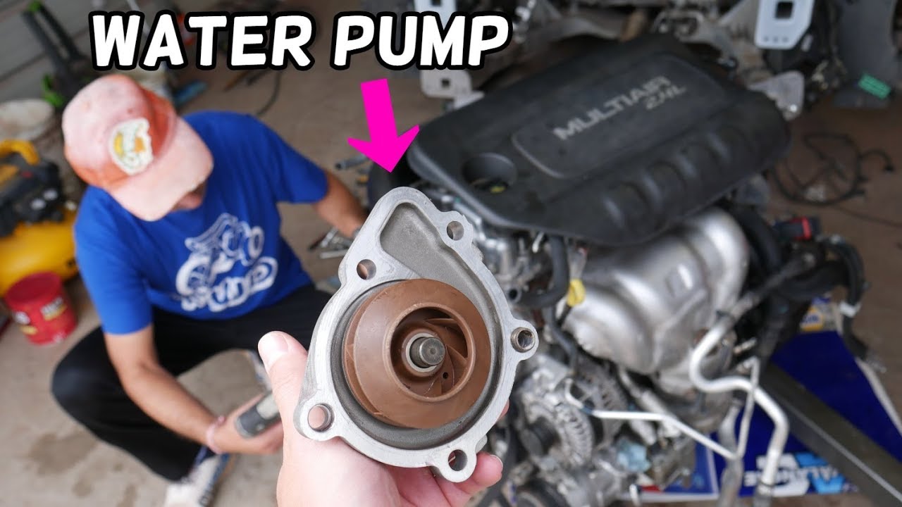 WATER PUMP REPLACEMENT REMOVAL LOCATION 2.4 CHRYSLER 200 FIAT 500X RAM PROMASTER CITY FIAT TORO