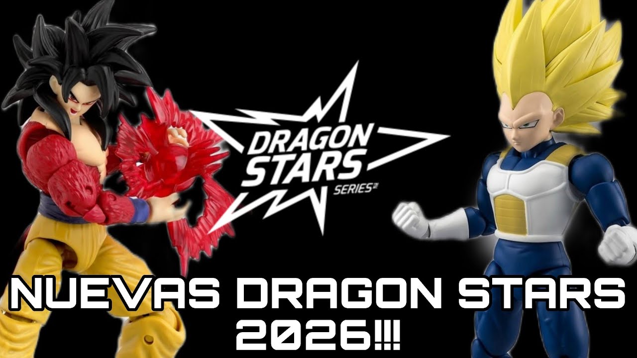 NUEVAS FIGURAS DRAGON STARS 2026!!!#bandai #dragonball #dragonstars #goku #vegeta #figure #figuras 
