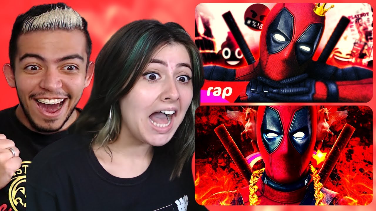 REACT 2 EM 1 (7 MINUTOZ) RAPS DO DEADPOOL
