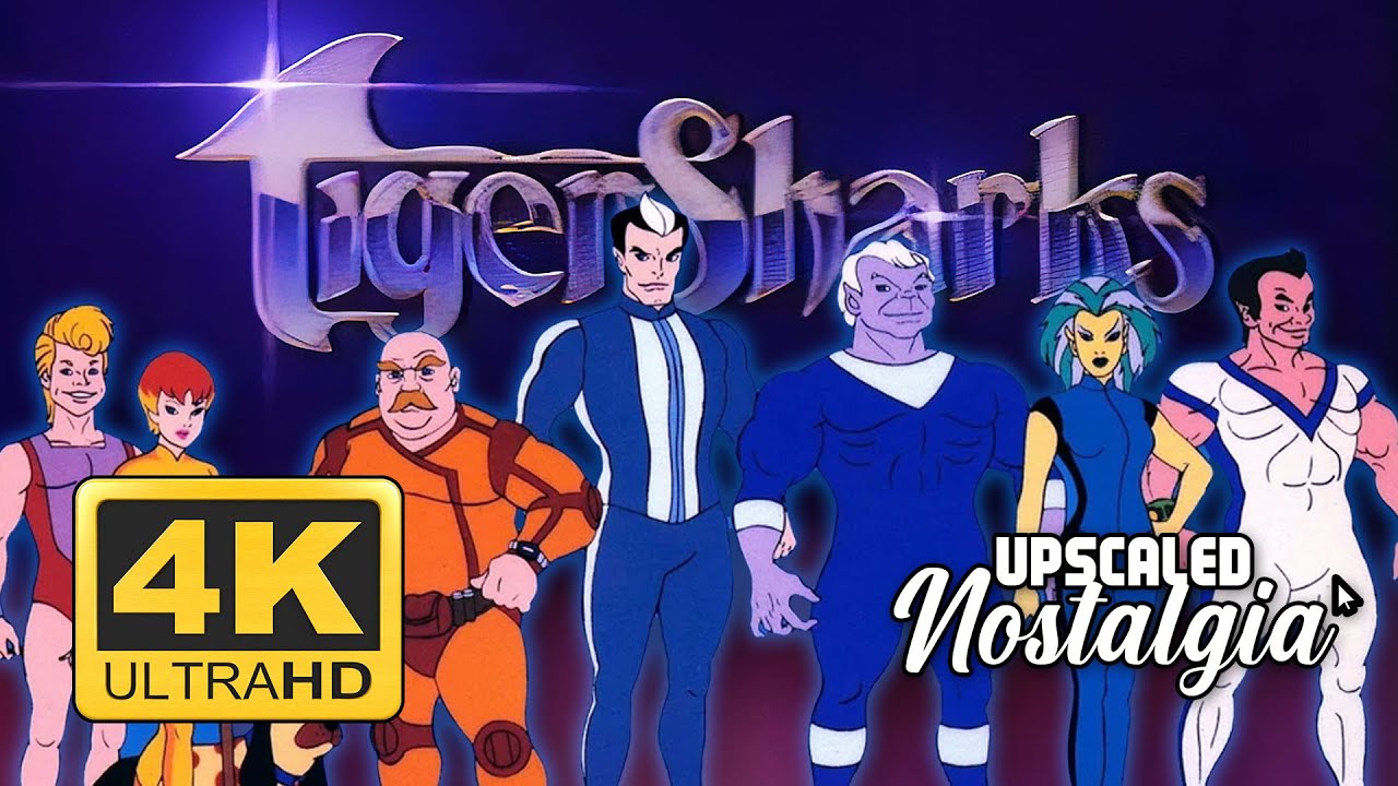 TigerSharks  Opening Theme (1987) | Remastered 4K Ultra HD. Upscale