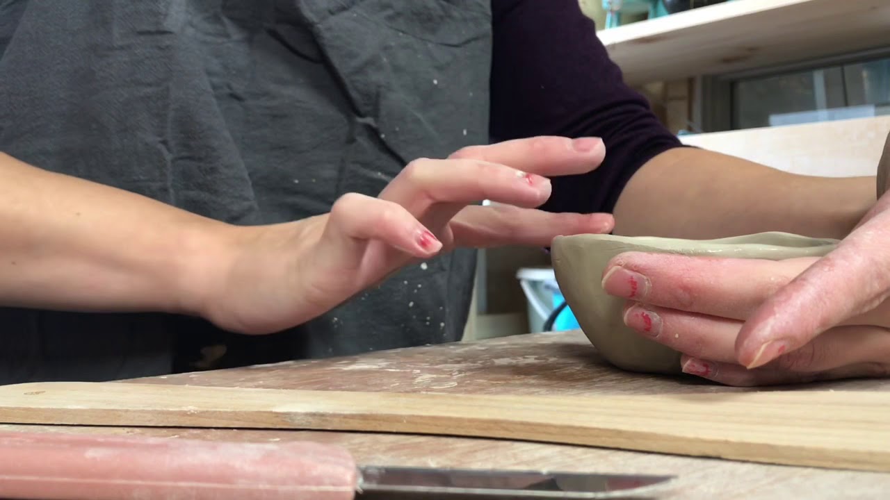 DIY a Raku bowl using pinch technique / en Raku-bolle med klypeteknikk