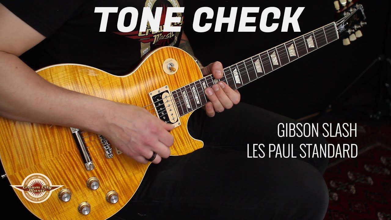 TONE CHECK: Gibson Slash Les Paul Standard | No Talking