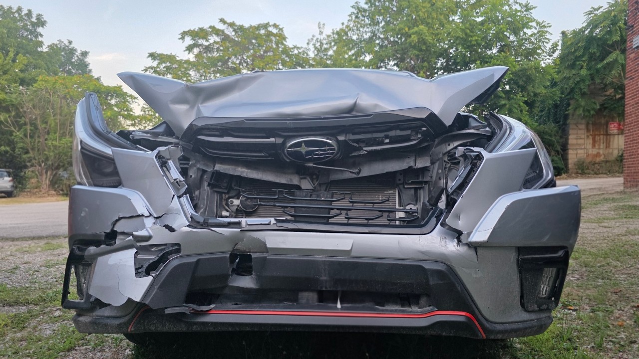 Subaru Forester 2024 – Massive Front-End Damage! Can It Be Restored?