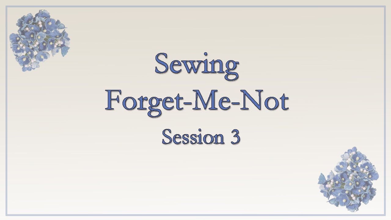 Sewing the Forget-Me-Not French Fashion Princess Dress Tutorial: Session 3