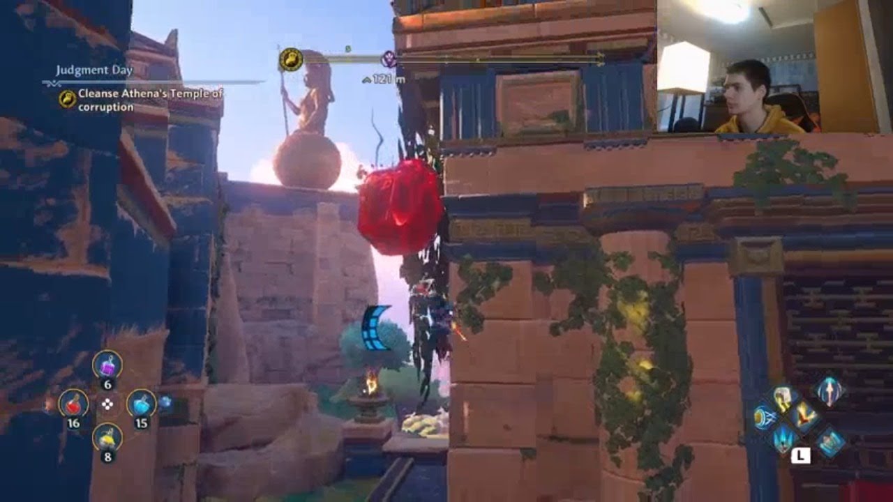 Immortals Fenyx Rising 100% Playthrough Part 33 Athena opens the path to her vault