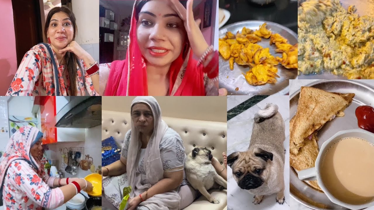 दोनो बहन आज हो गये न्यारे(अलग)🙇🏻‍♀️|अलग होने की ख़ुशी में बना हलवा|vlog के चक्कर में चीकू बीमार
