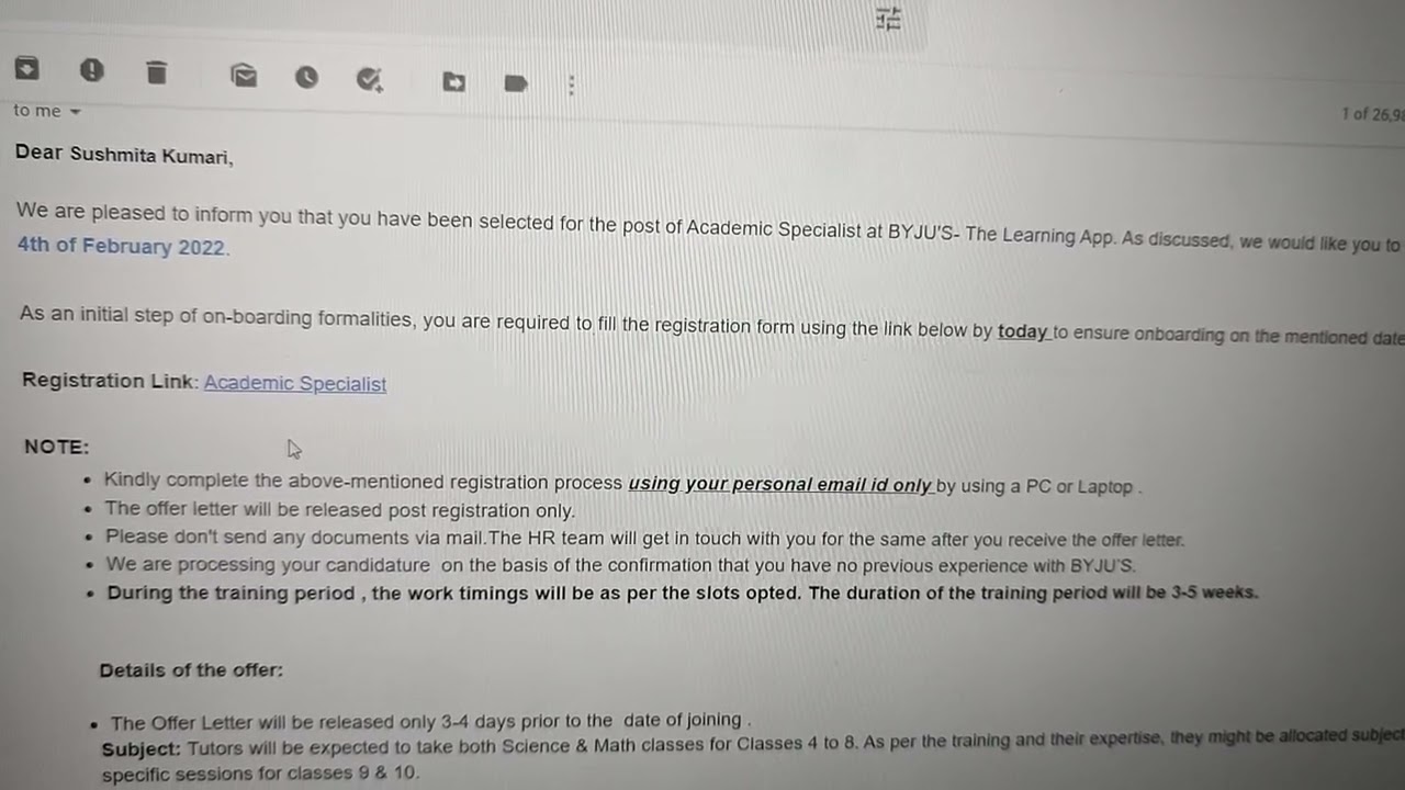 BYJU'S ACADEMIC SPECIALIST! I CRACKED IT, YOU CAN TOO!!
