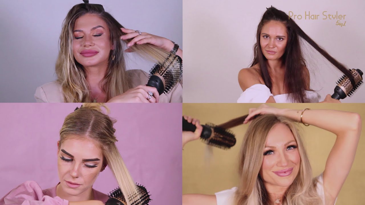 Pro Hair Styler – Phon Spazzola 5 in 1 che liscia e definisce i capelli