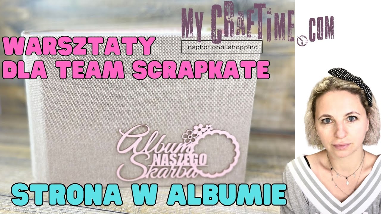 Tworzenie Strony w Albumie Dziecięcym, Jedna Strona z Warsztatu Team Scrapkate! Kolekcja Margaret.
