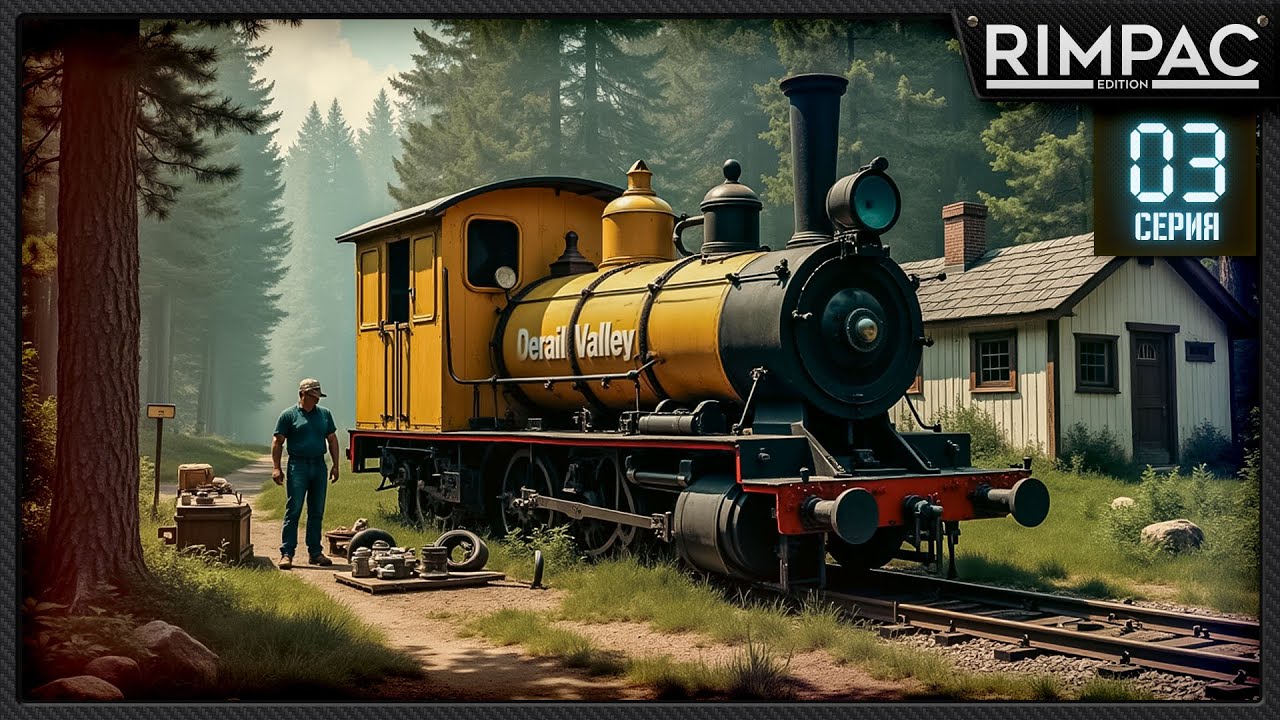 Derail Valley _ Нашёл заброшенные локомотивы! Пришло время ремонта! _ Часть 3