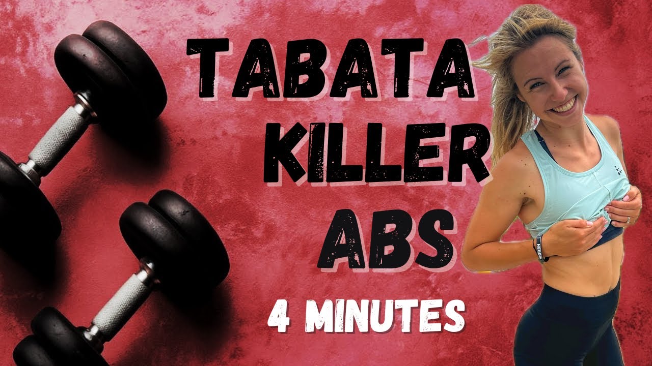🔥TABATA KILLER ABS | Pevné brucho do leta💣 | 4-Min Fat Burn Workout