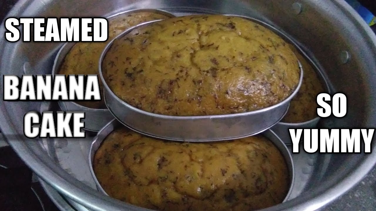 DIY STEAMED BANANA CAKE | NO BAKE BANANA BREAD | SOFT & YUMMY