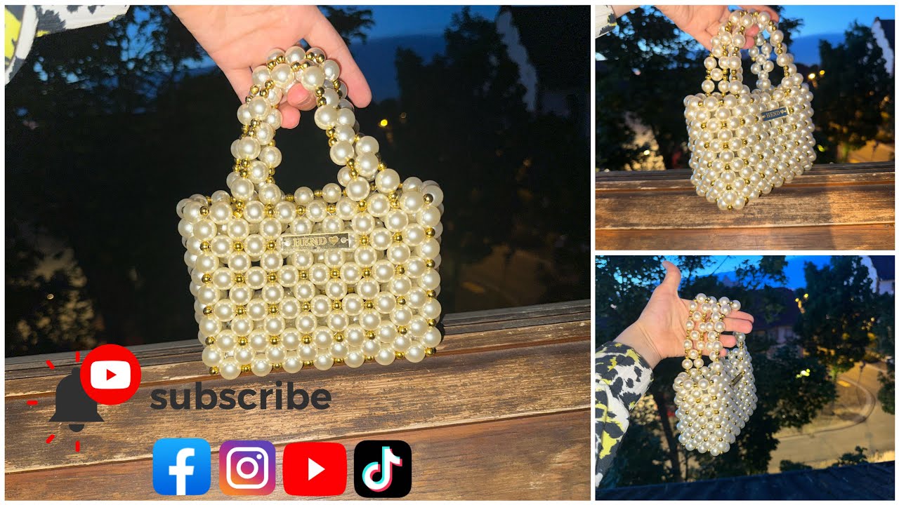 مشروع سهل وبسيط 2023❤️شرح للمبتدئا كيفة صناعة الصاك بالعقاشcomment faire des sac à perles ❤️