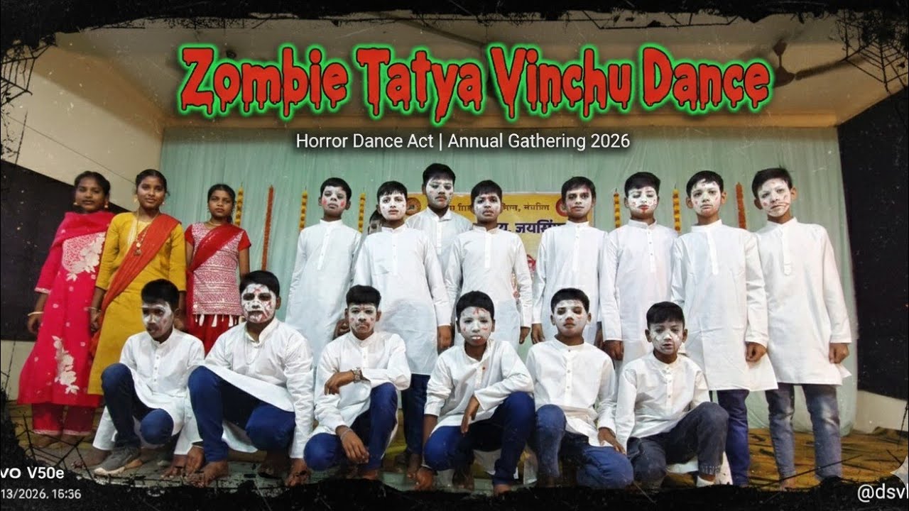 The Return of Tatya Vinchu! 💀 Scary Zombie Dance | School Annual Day 2026 | DSVKM
