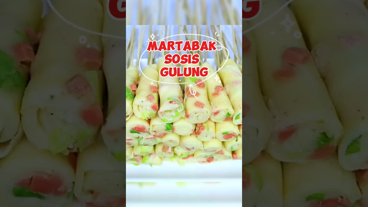 selling ideas for 1000s ‼️ rolled sausage martabak #selling ideas #martabak #sausage preparations