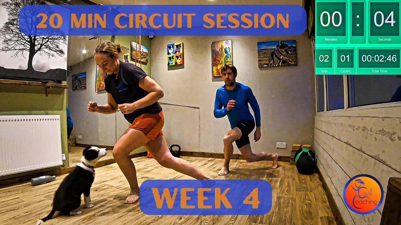 Week 4 of 8 - Circuit session - 20 min body weight workout