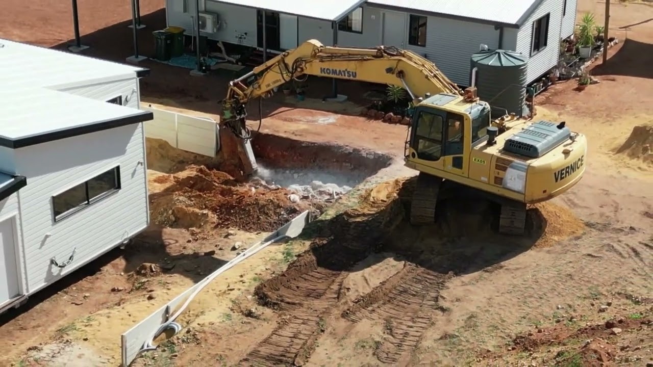 Mr Merv Heavy Rock Digging Hacienda Toodyay