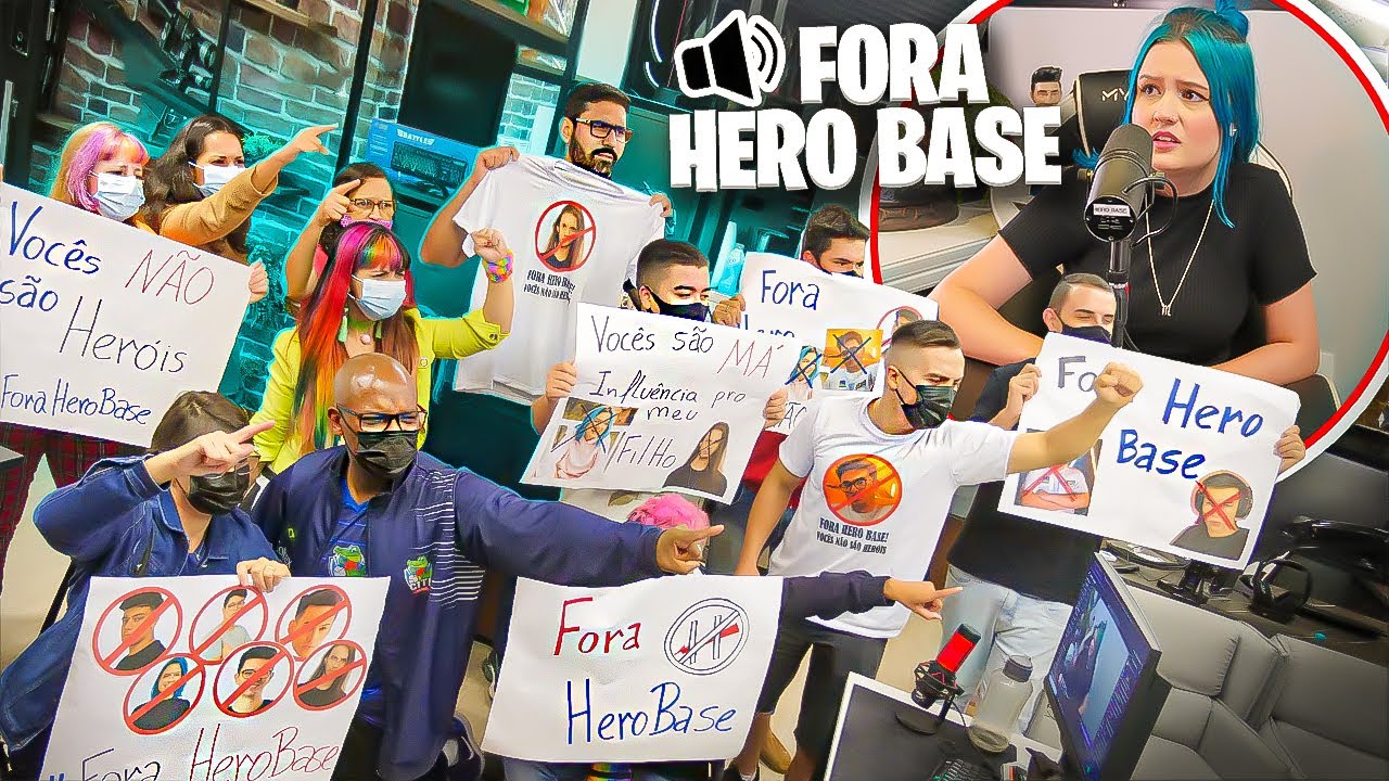 HATERS INVADIRAM A HERO BASE E FIZERAM PROTESTO!