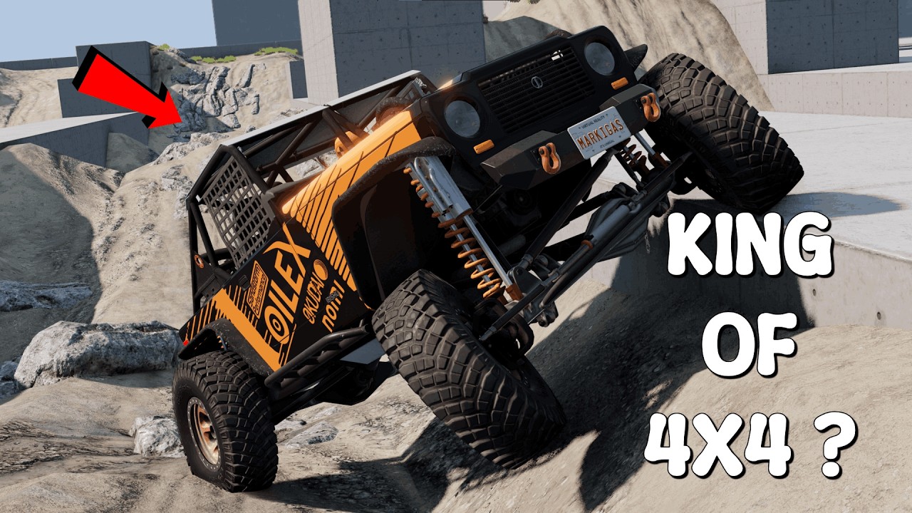 IMPOSSIBLE OFFROAD CHALLENGE [IBISHU HOPPER CRAWLER] | BeamNG.Drive