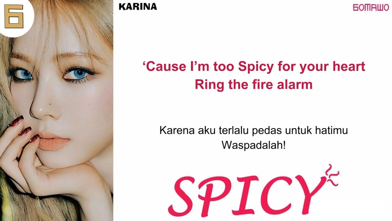 aespa - Spicy EASY LYRICS/INDO SUB by GOMAWO