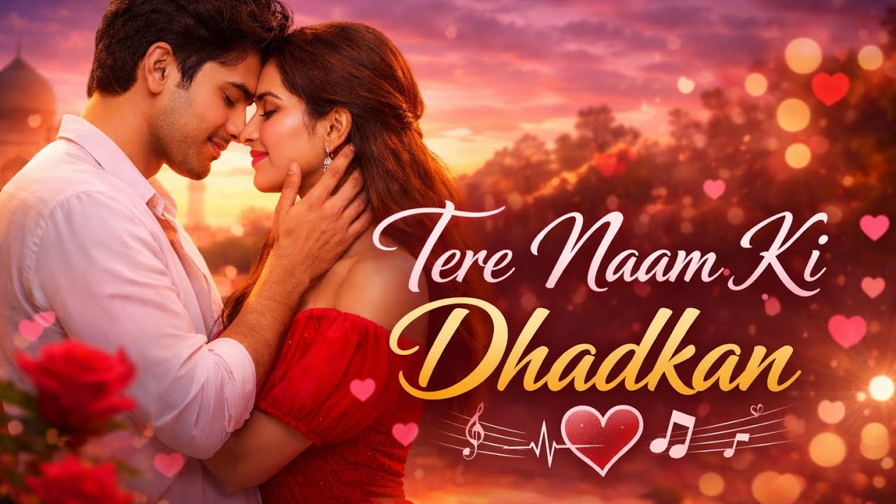 Tere Naam Ki Dhadkan ❤️ | New Romantic Hindi Song 2026 | Love Song | Official Lyrics Video