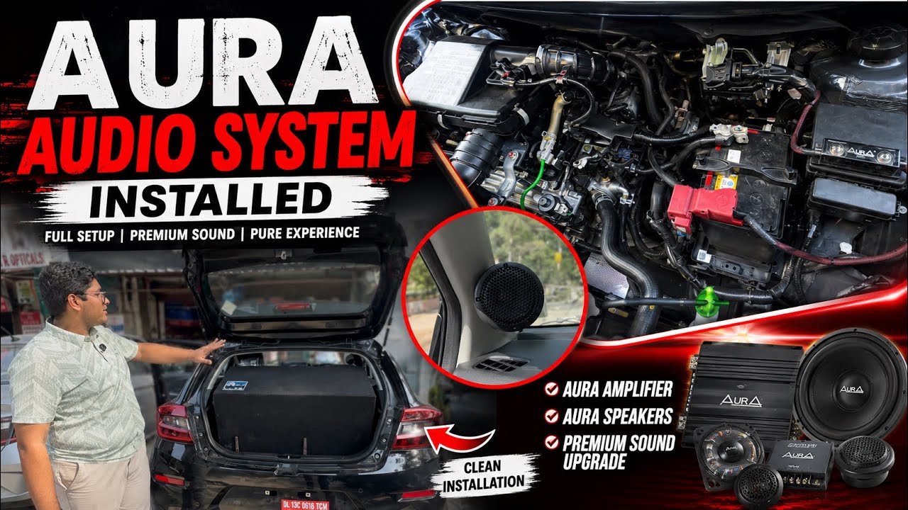 INSANE Aura Audio Upgrade 🔥 | Aura Monstro Mid + Storm Woofer + DSP Setup | Car Nikhar