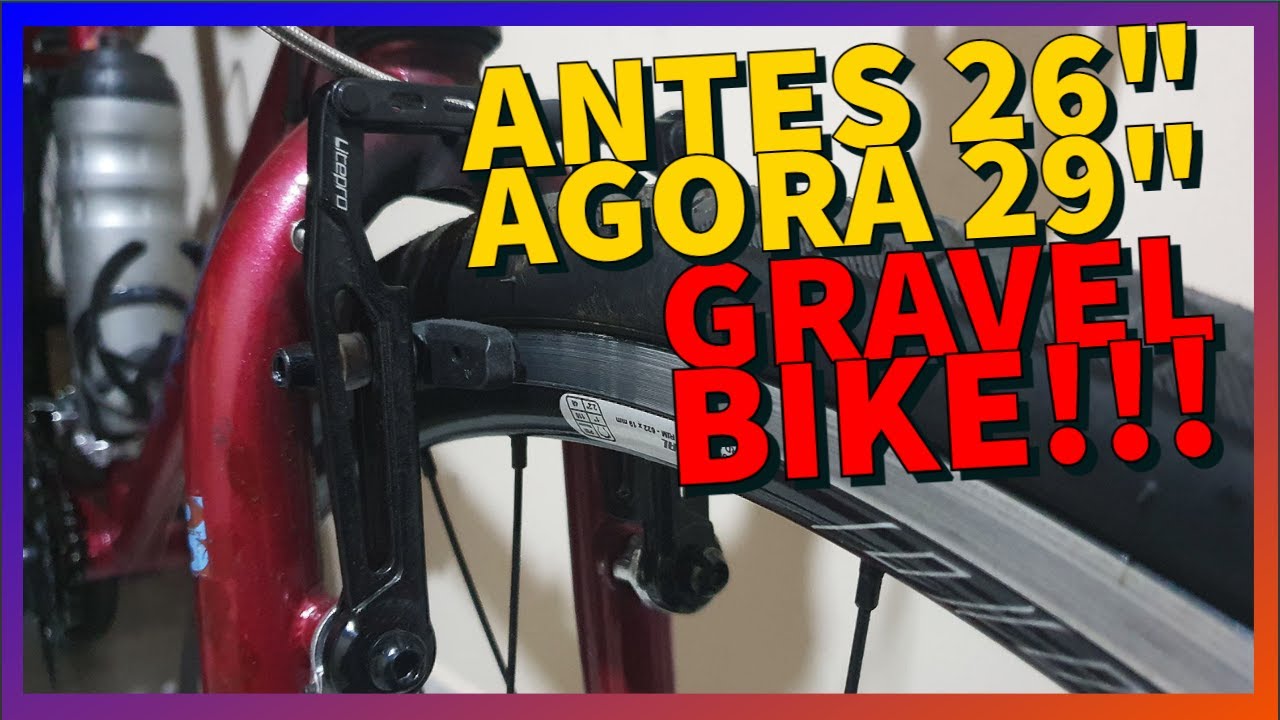 Como transformar [fácil] uma bicicleta aro 26 em 29