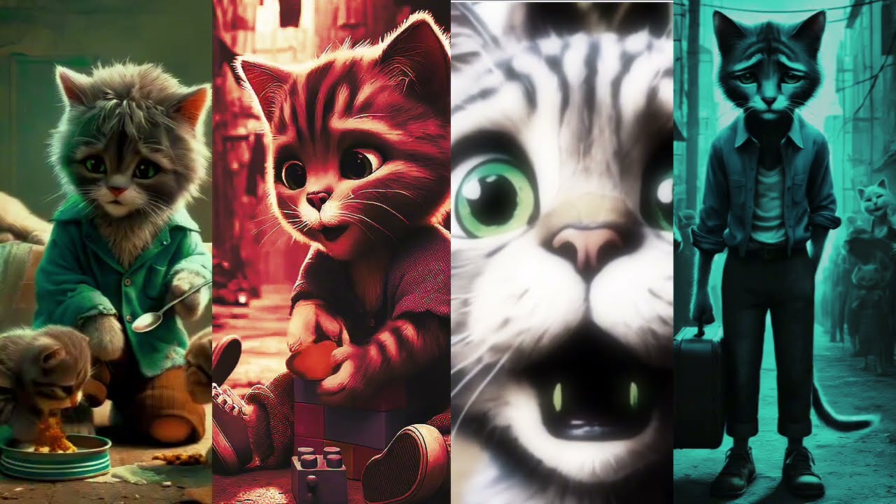 AI CAT’S CHILDHOOD | BEING AN ADULT 🐱