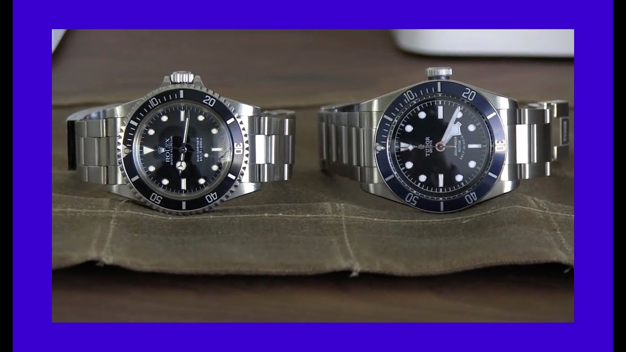 Vintage Rolex Submariner 5513 vs Tudor Black Bay