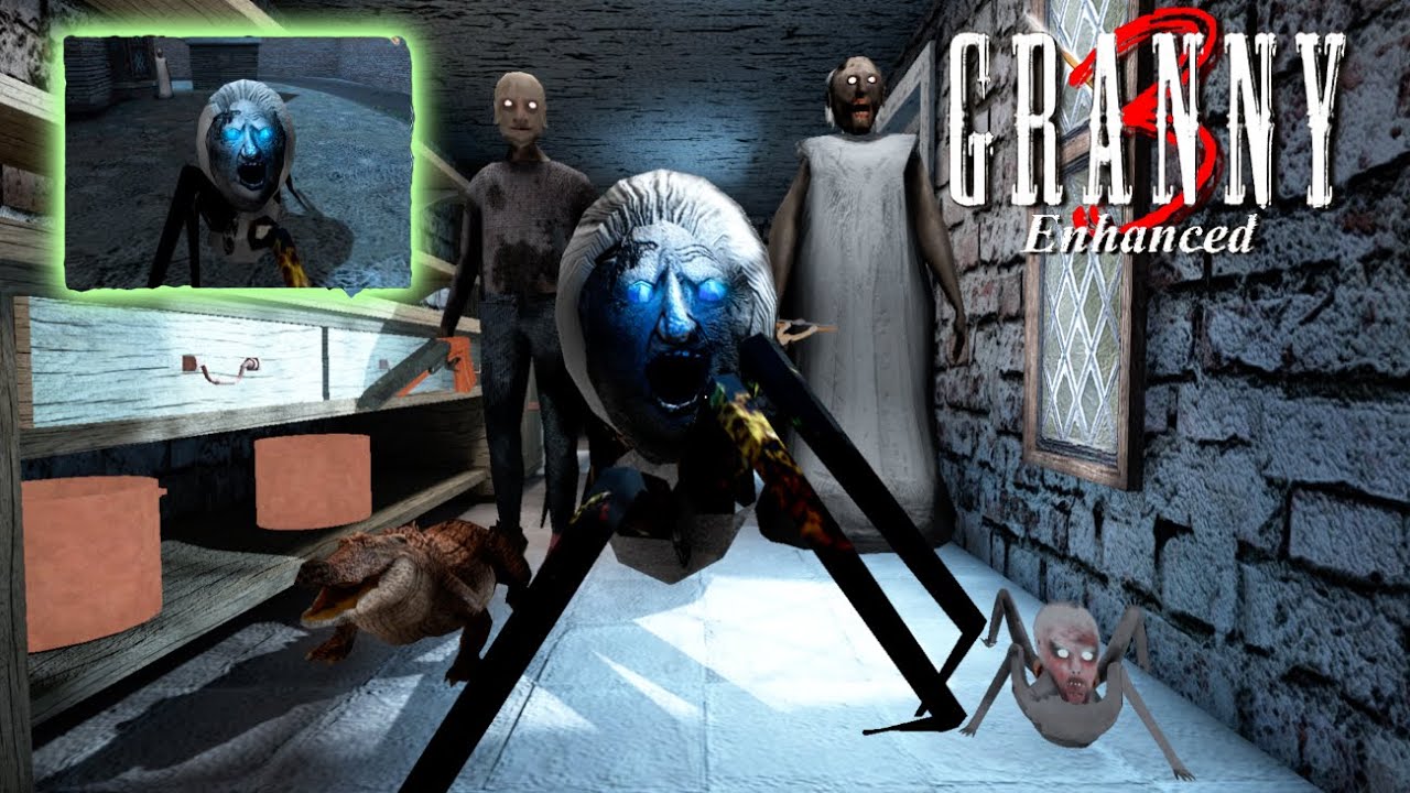 Enhanced Mom Spider In The House Granny 3 Enhanced New Amazing Mod