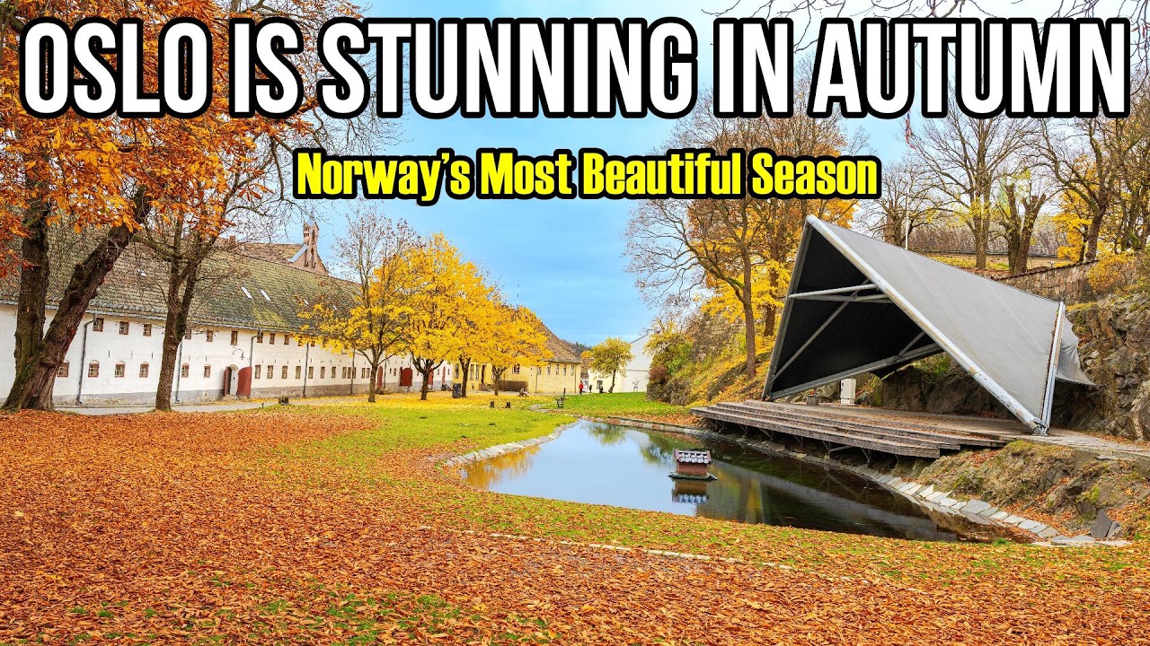 Oslo Walk Tour in Autumn | Norway's Most Beautiful Season | Scandinavian Trip EP 16