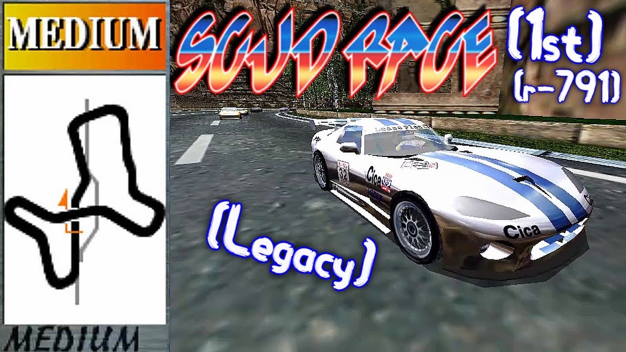 Scud Race (Sega Super Gt) Plus: Dodge Viper Medium (Wide Screen) (Legacy) (r-791)