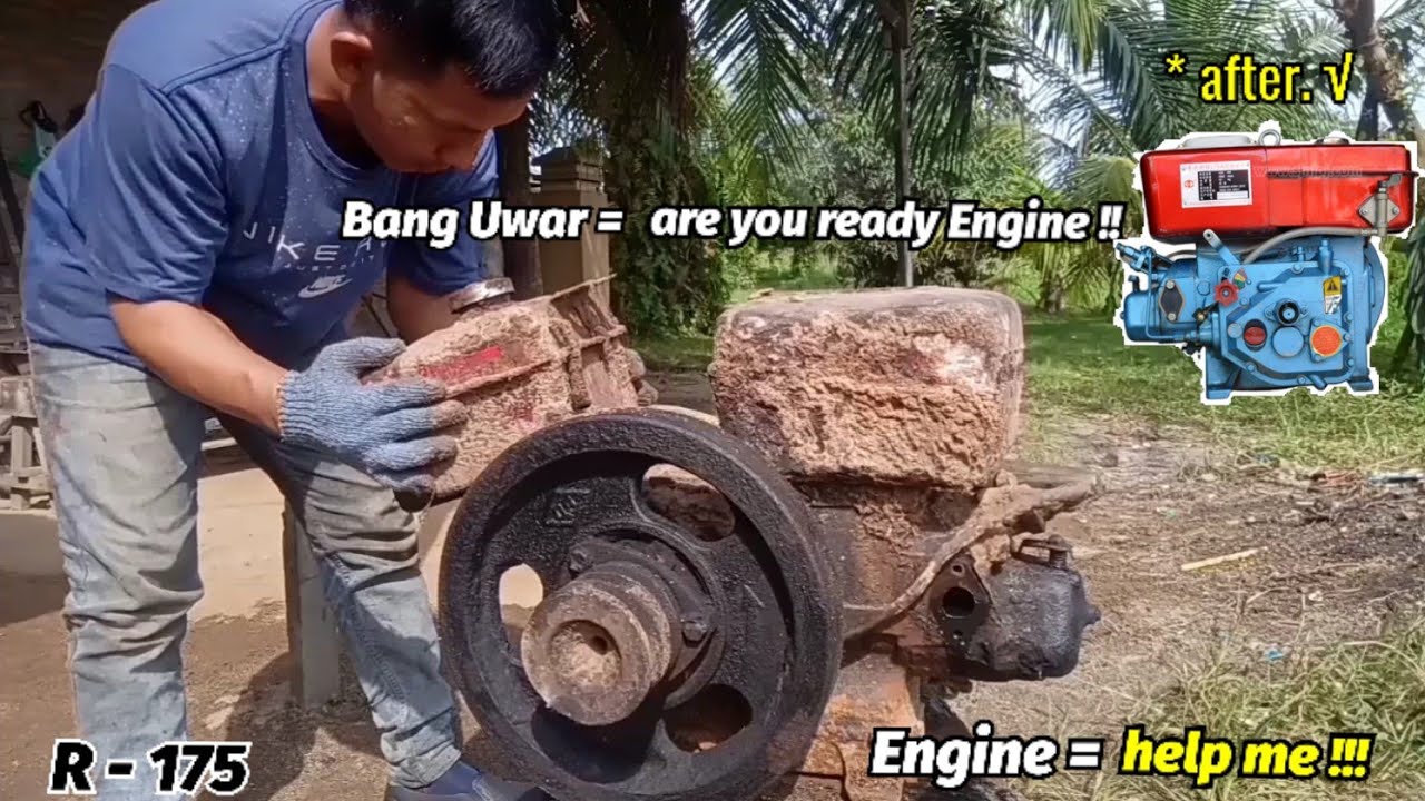 FULL Restoration Old Diesel Engine Dongfeng R -175 | Full Repair Engine