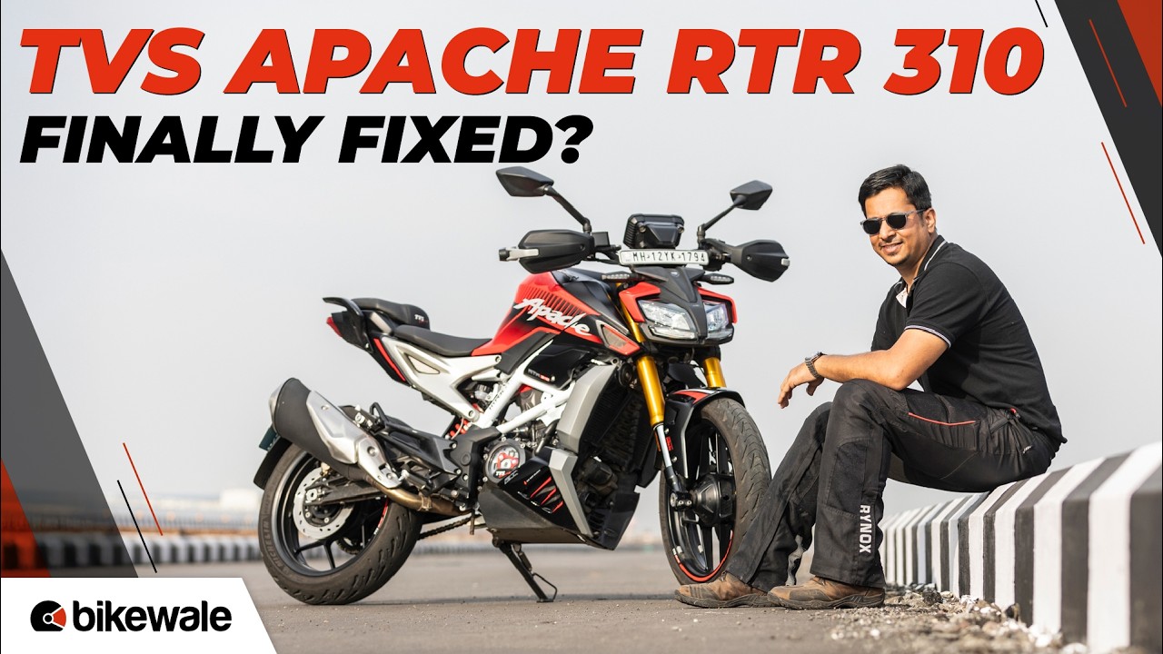 Обзор мотоцикла TVS Apache RTR 310 | Тестирование производительности, качества езды и характерист...