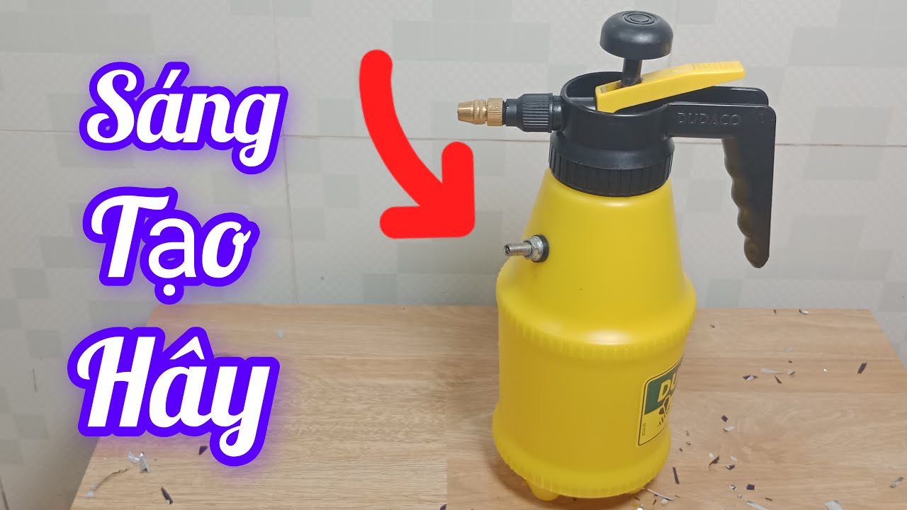 Mẹo h&acirc;y, Những s&aacute;ng tạo h&acirc;y từ b&igrave;nh tưới c&acirc;y mini