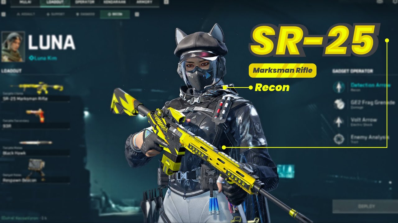 SR-25 (Midrange Build) - Recon Gameplay [Knife Edge] #deltaforce #gameplay