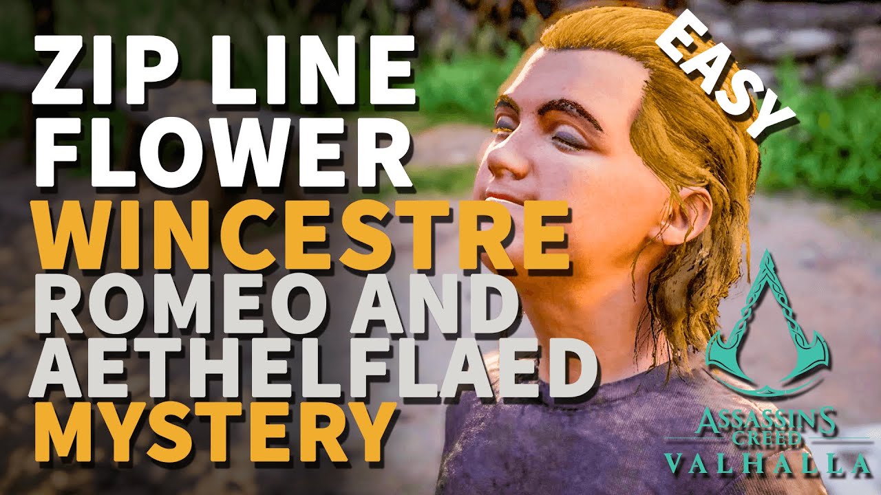 Wincestre Zip line rope Flower AC Valhalla The Nun's Minster Mystery (Esobert Romeo and Aethelflaed)