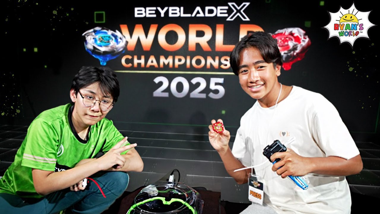 Ryan VS the Beyblade world champion! BEYBLADE X WORLD CHAMPIONSHIP 2025 in TOKYO, JAPAN!