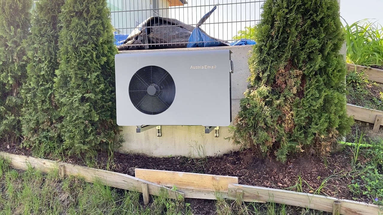 Austria Email Poolwärmepumpe im Betrieb