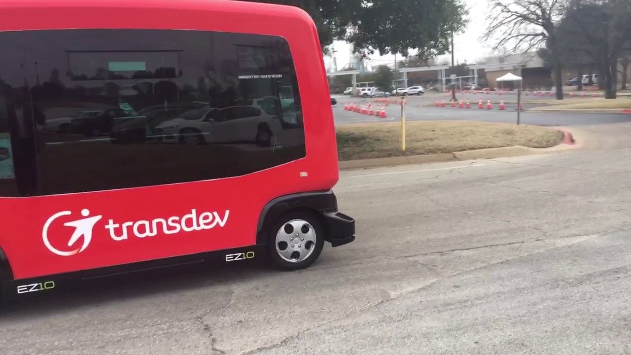 Autonomous Vehicle Test In Arlington, Texas
