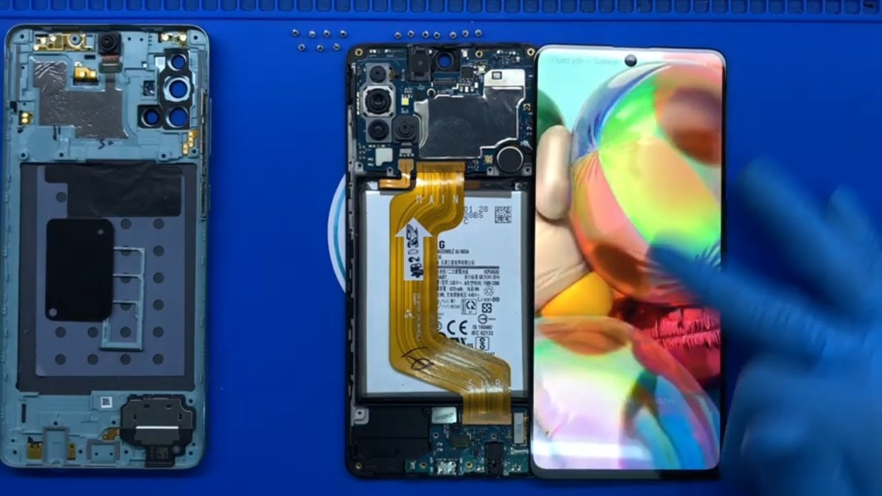 Замена стекла экрана Samsung A71 Galaxy