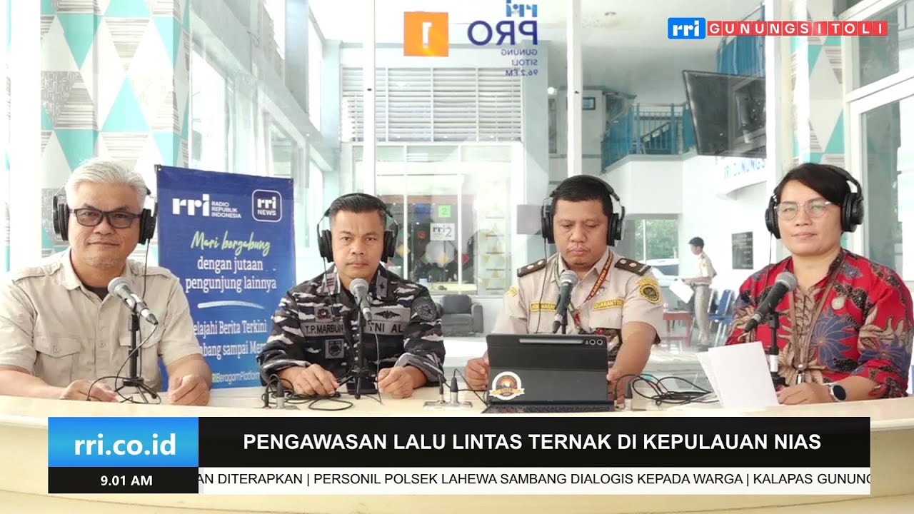 🔴 LIVE ! PENGAWASAN LALU LINTAS TERNAK DI KEPULAUAN NIAS