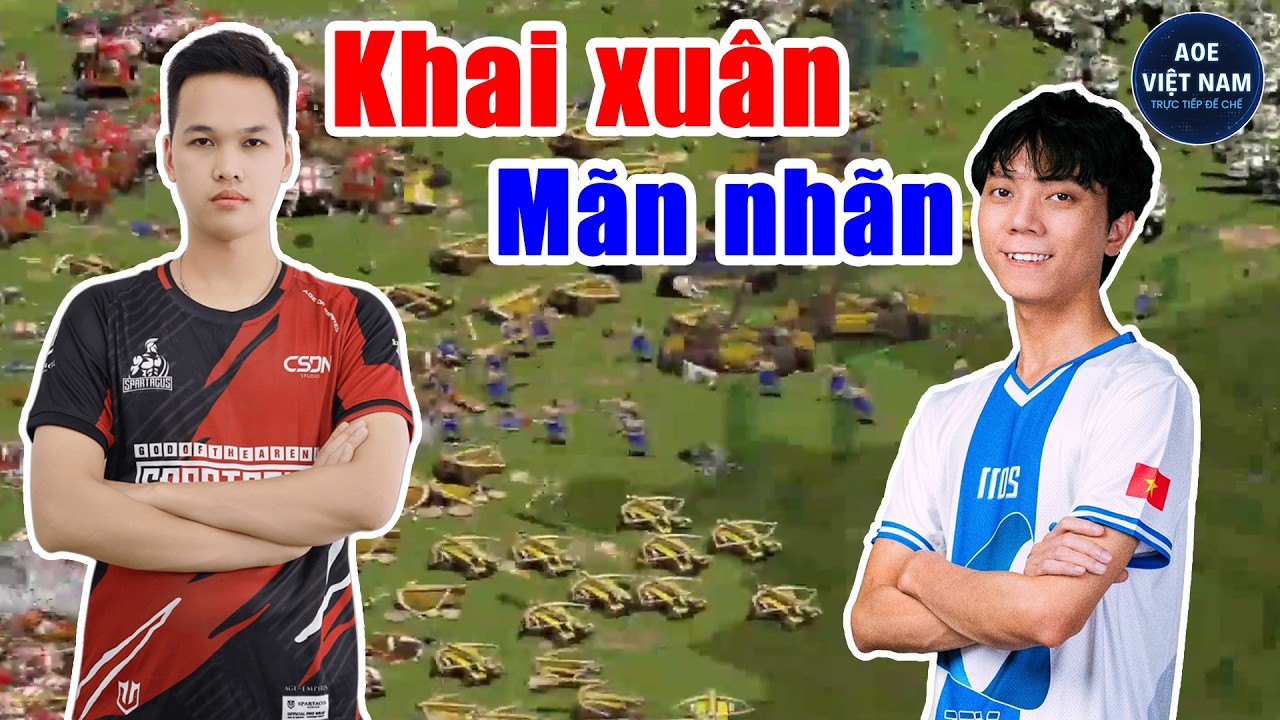 Trận AOE 4 vs 4 Khai xuân 2026 
