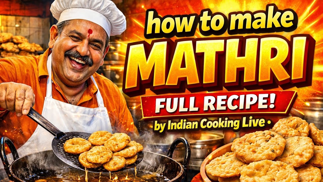 Tea-Time Snacks: Khasta Mathri Recipe | How to make Namkeen Swali at Home | Indian Cooking Live
