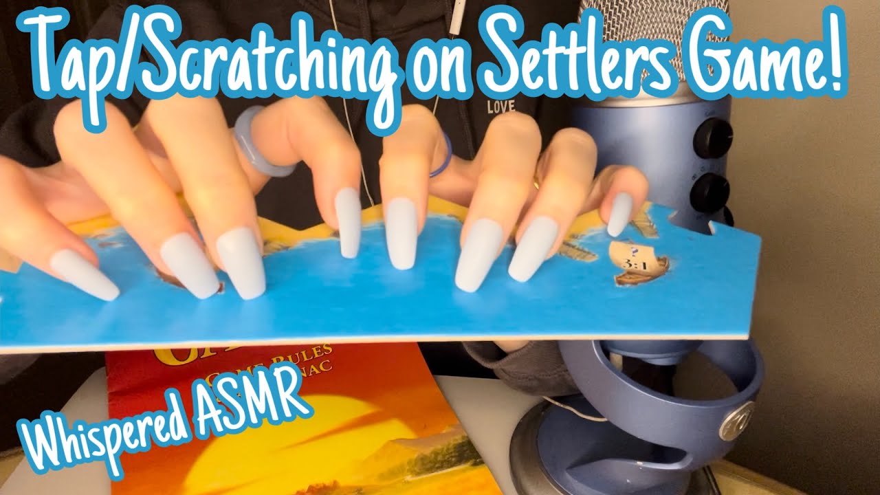 ASMR * Settlers of Catan!! * Cardboard, Wood & Cards! * Fast Tapping & Scratching * Whispering