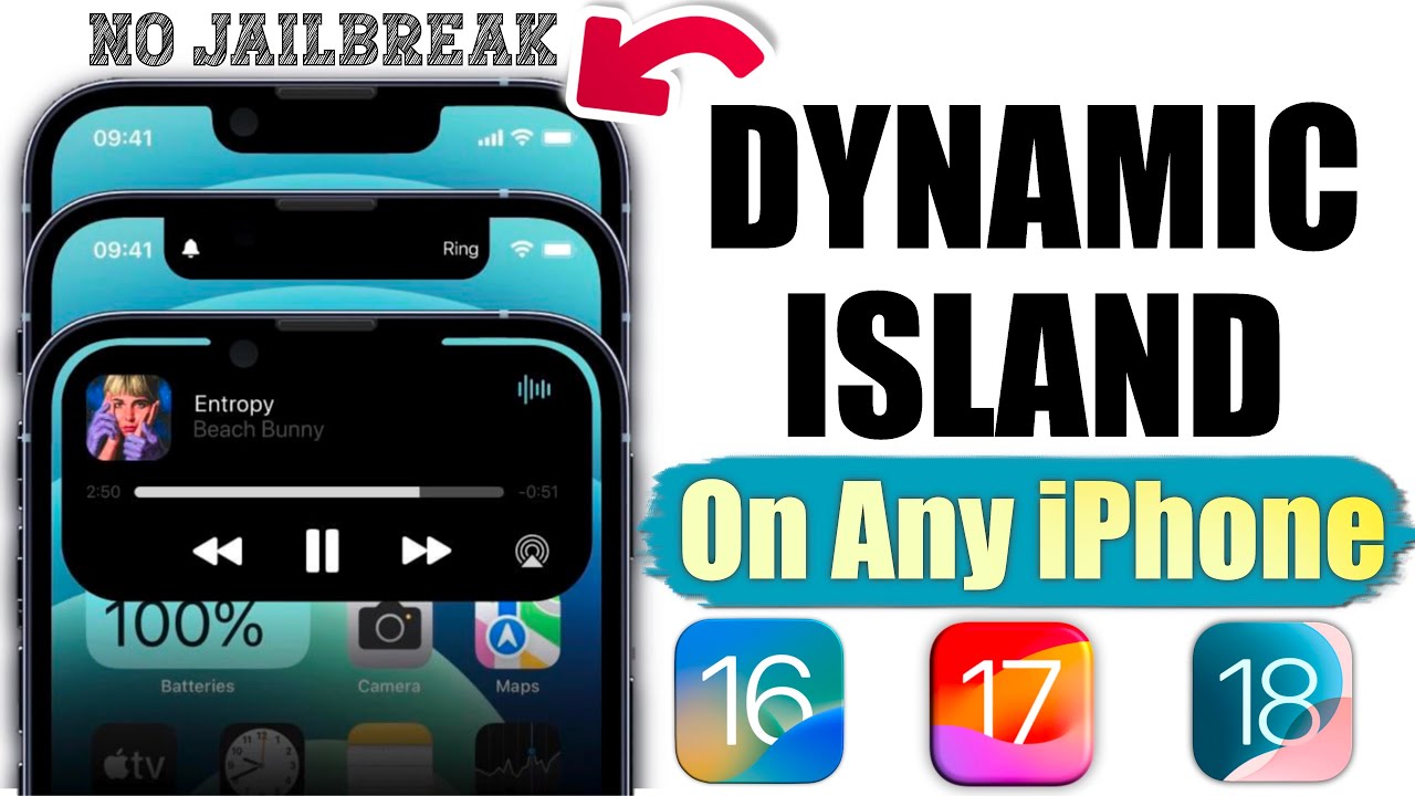 Получите MisakaX Dynamic Island для iOS 16-18 без джейлбрейка