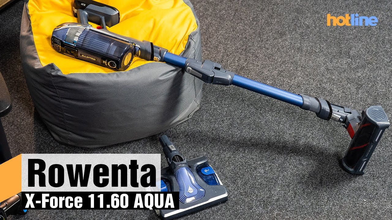 Rowenta X-Force 11.60 AQUA — обзор моющего аккумуляторного пылесоса